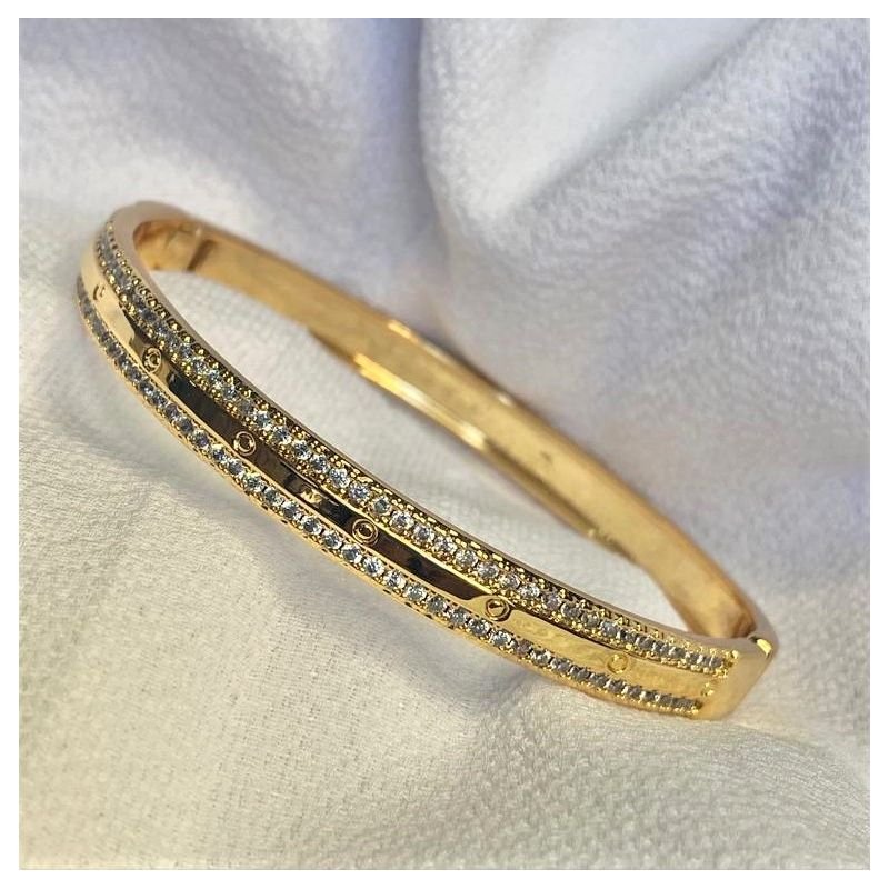 BRACELETE FILEIRAS DE ZIRCONIA