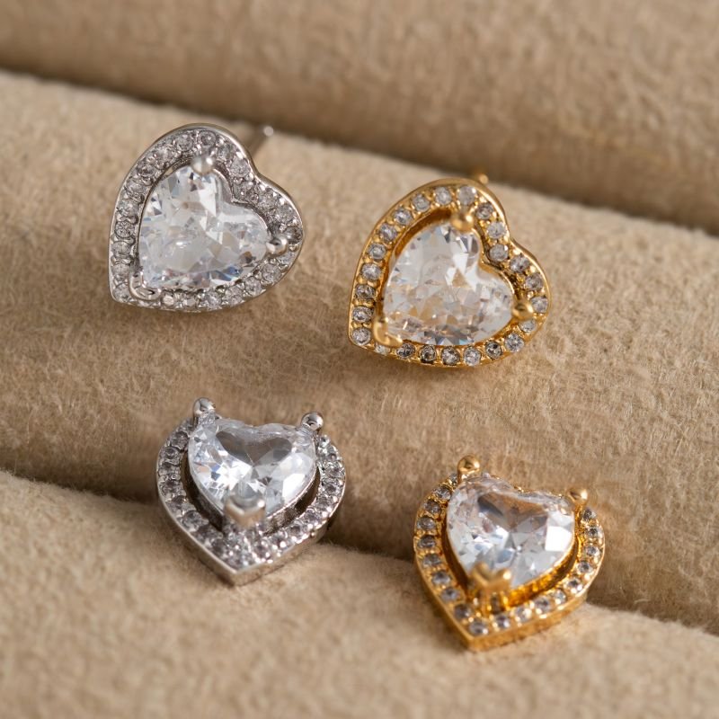 BRINCO CORAÇÃO CRAVEJADO ZIRCONIA